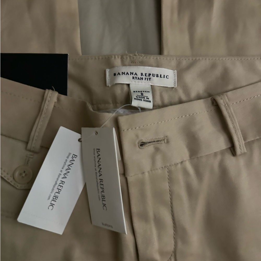 Banana Republic Womens Khaki Ryan Fit Pants - Picture 2 of 3